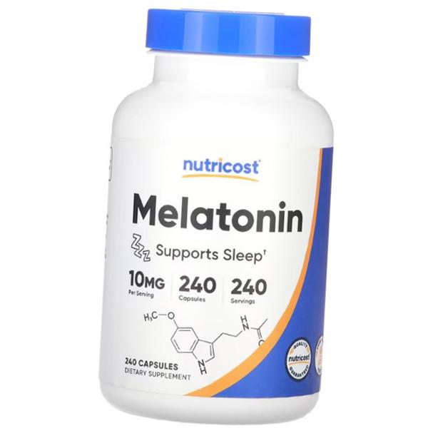

Мелатонин в капсулах, Melatonin 10, Nutricost 240капс (72647029) 240caps