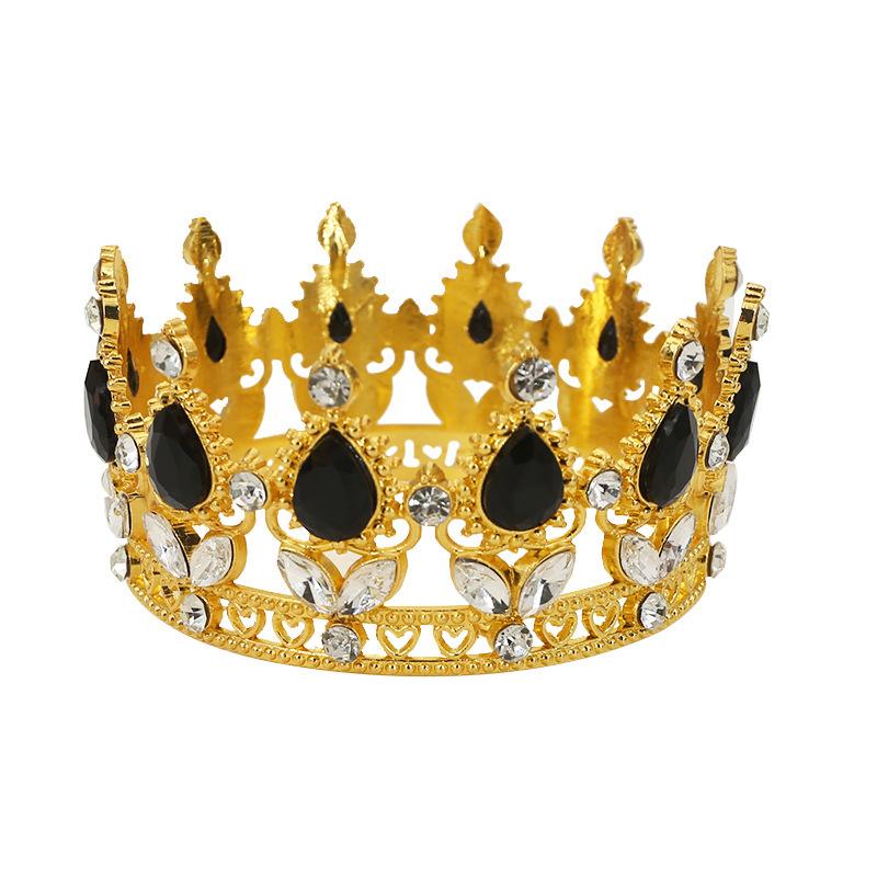 Bridal Jewelry Birthday Party Crown Flower Decoration Headdress Show Host Children's Hair Accessories Baroque