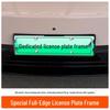 2025 Leapmotor B01 Full Edge Green License Plate Frame for New Energy Vehicles