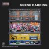 Simulation Garage Scene Model With Lights Car Model Display Box Parking Lot Model  Zinc Zinc Alloy Car