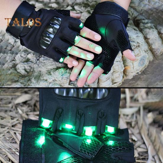 1 pár rukavice na LED svítilnu Víceúčelové Rybaření Pěší turistika Kempování Opravy Práce Rukavice bez použití rukou s 8 LED Muži Táta Him Manžel Vánoční dárek