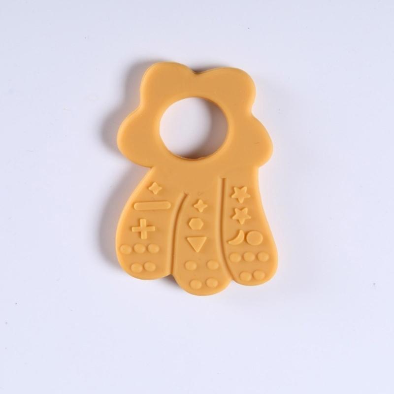 Pack Of 6 Infant Silicone Teething Toy Baby Teething Relief Chew Toy for Easy Grasping & Comfort During Teething Phase