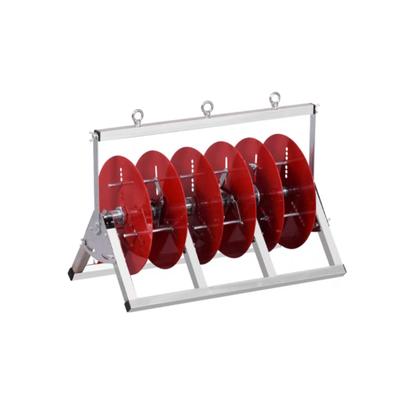 Cable Payoff Rack Foldable Wire Spool Tangle-Tangle-Free for Workshops