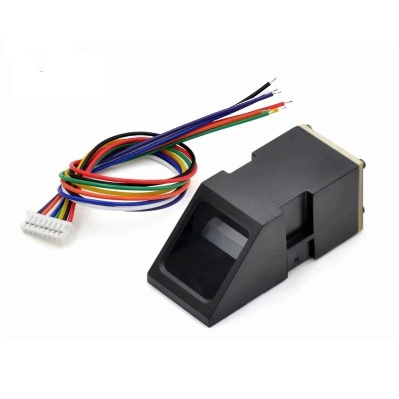 AS608 Optical Fingerprint Module 1Pcs Secure Sensor with Connection Cable for DIY Smart Locks and Access Control Panels