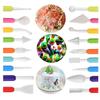 9-Piece Colorful Pottery Sculpting & Modeling Tools Set with 18 Heads