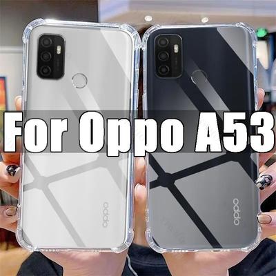 Przezroczyste etui na telefon do Oppo A53 Przezroczyste etui TPU do Oppo A 53 OppoA53 6,5 "CPH2127 Odporne na wstrząsy pokrowce odporne na zadrapania