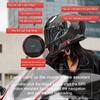 Motorcycle Intercom Headset Helmet BT 5.3 For 2 Riders intercommunicator 300M 1000Mah Moto Walkie Talkie With Soft Hard Mic