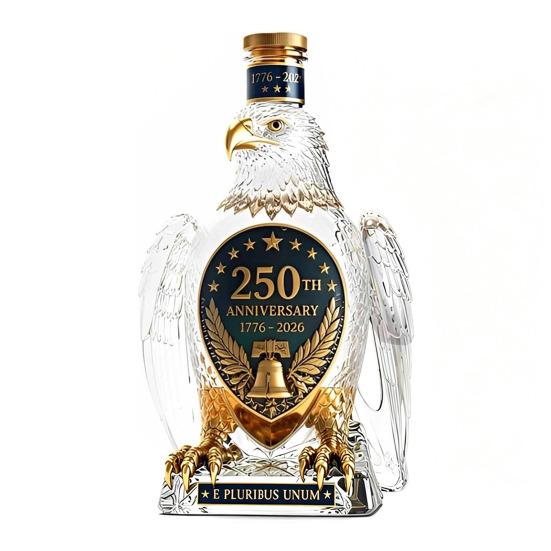 Eagle Shaped Whiskey Decanter USA 250th Anniversary Commemorative Bottle A