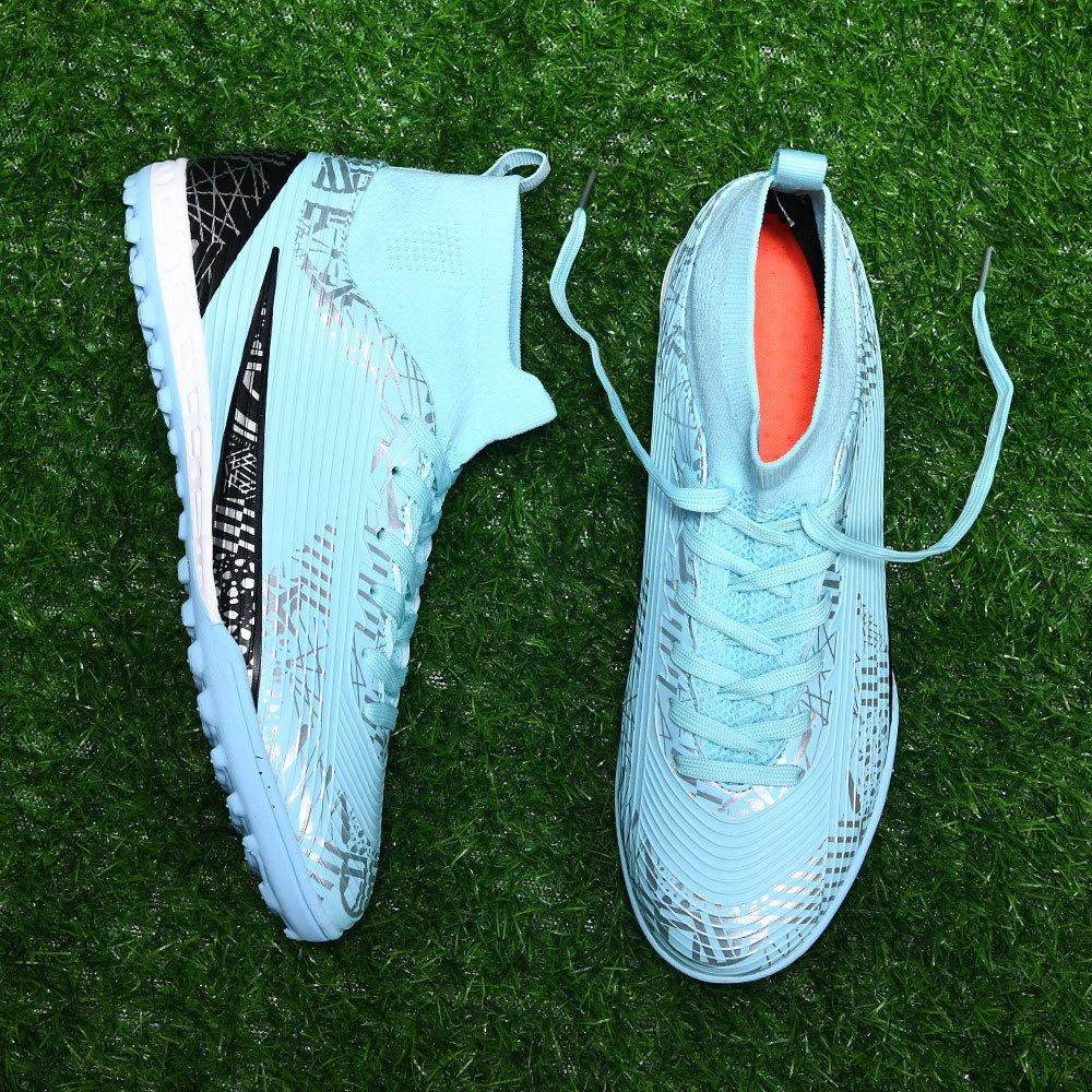 Мужские футбольные бутсы с длинными шипами и высокой лодыжкой — фото 18