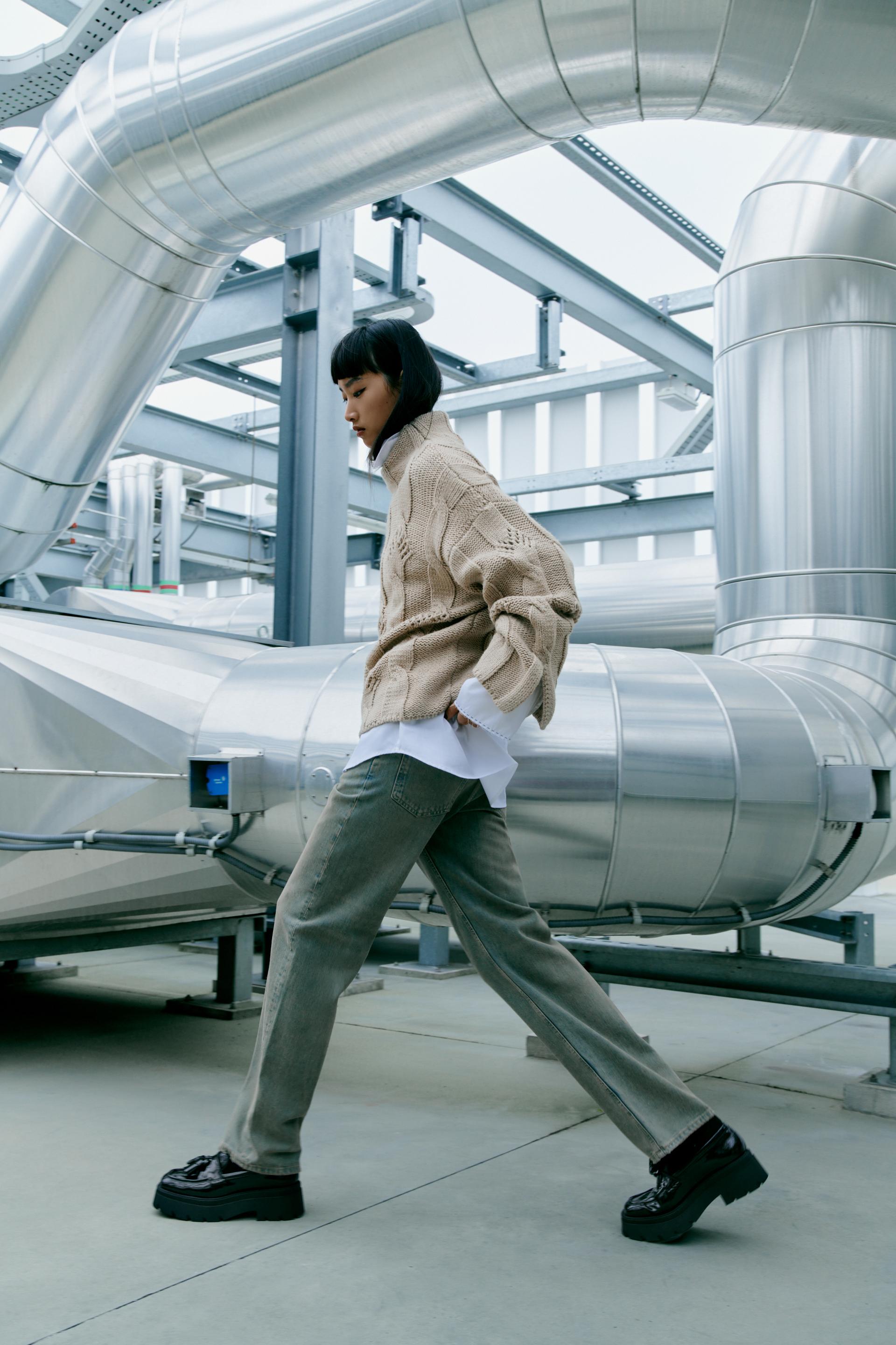 

TRACK SOLE LOAFERS WITH TASSEL DETAIL