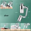 360° Swivel Mechanical Arm Faucet Extender Anti-splash Water Filter Universal For Bathroom Wash Basin