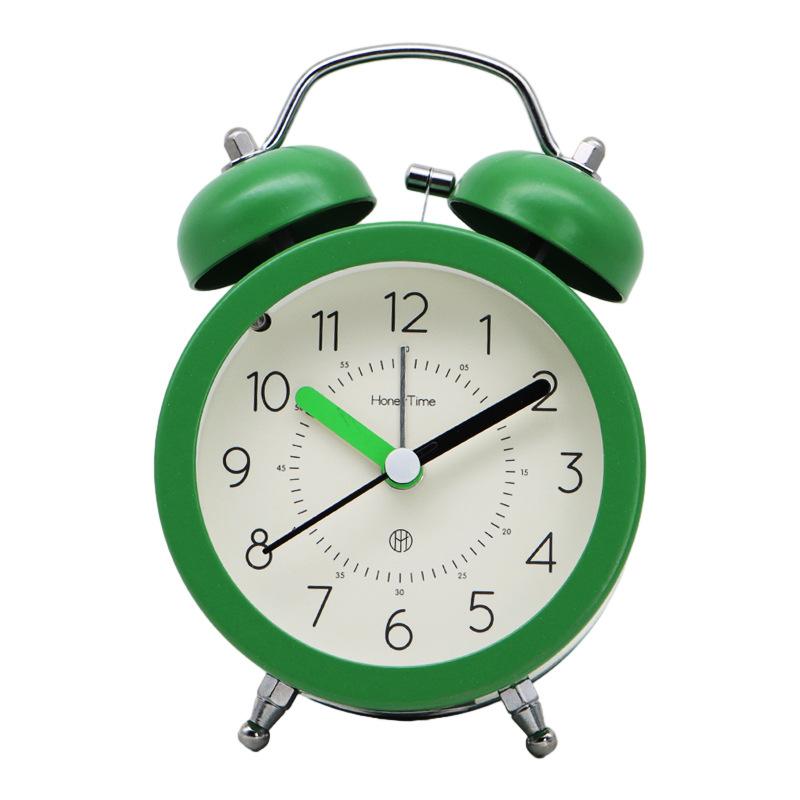 Silent Small Alarm Clock Wake-up Artifact Bedside Desktop Student Men and Women Special Ring Bell Ring Loud Creative Clock