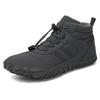Waterproof Outdoor Cotton Shoes Hiking Climbing Fleece-Lined Warm Shoes Couple Sports Thickened Anti-Slip Snow Boots Zapatillas