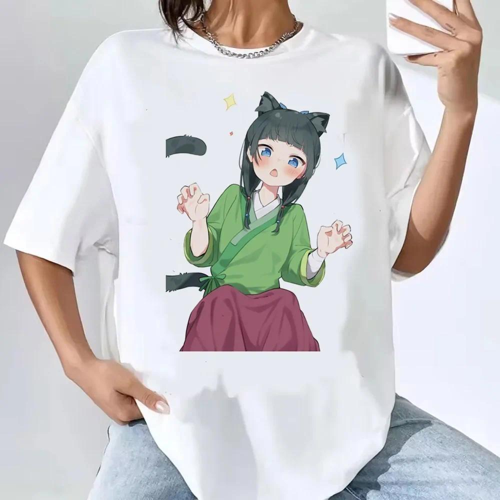 Kusuriya No Hitorigoto Maomao T Shirt Women Kawaii Short Sleeve Cartoon Tshirt Anime Aesthetic Y2k Harajuku Tshirt Female