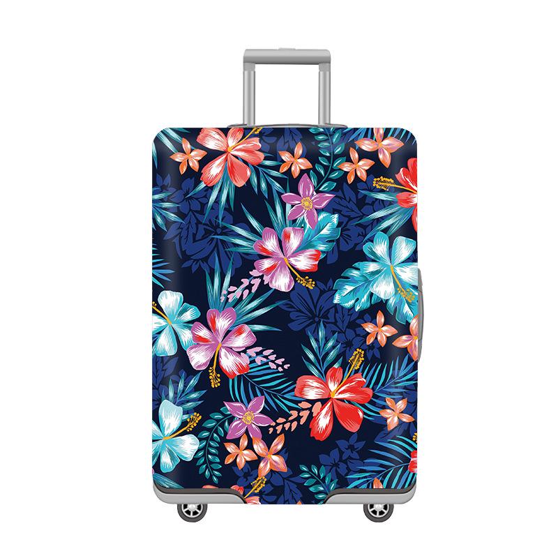 Thickened Elastic Printed Luggage Protector & Dust Cover