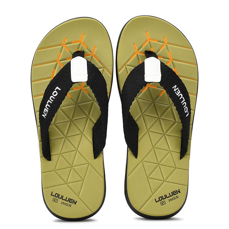 2025 Men's Non-Slip Beach Flip-Flops: Trendy Summer Sandals for Casual Outdoor Wear