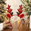 Christmas Headband Xmas Elk Horn Bell Sequin Christmas Hair Band Happy New  Po Props Merry Christmas Decor Gifts for Kids