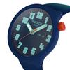 Swatch AQUACHRONO ESSENTIALLY BOLD SB01N700 watch, blue