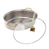 304 Stainless Steel Fish Steaming Pot Single Layer Thickened Multi Use Oval Cookware with Rack Ceramic Pan Chuck Stockpot