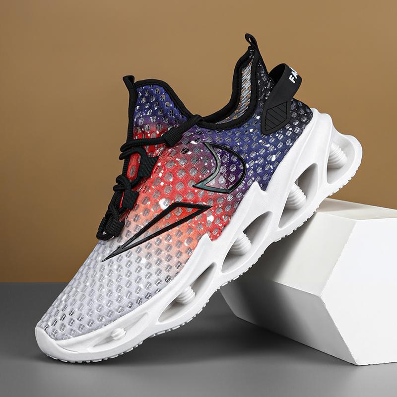 Herren Laufschuhe Mode Herren Freizeitschuhe Mesh Atmungsaktive Sneakers Leichte Bequeme Tenis Sporttrainingsschuhe