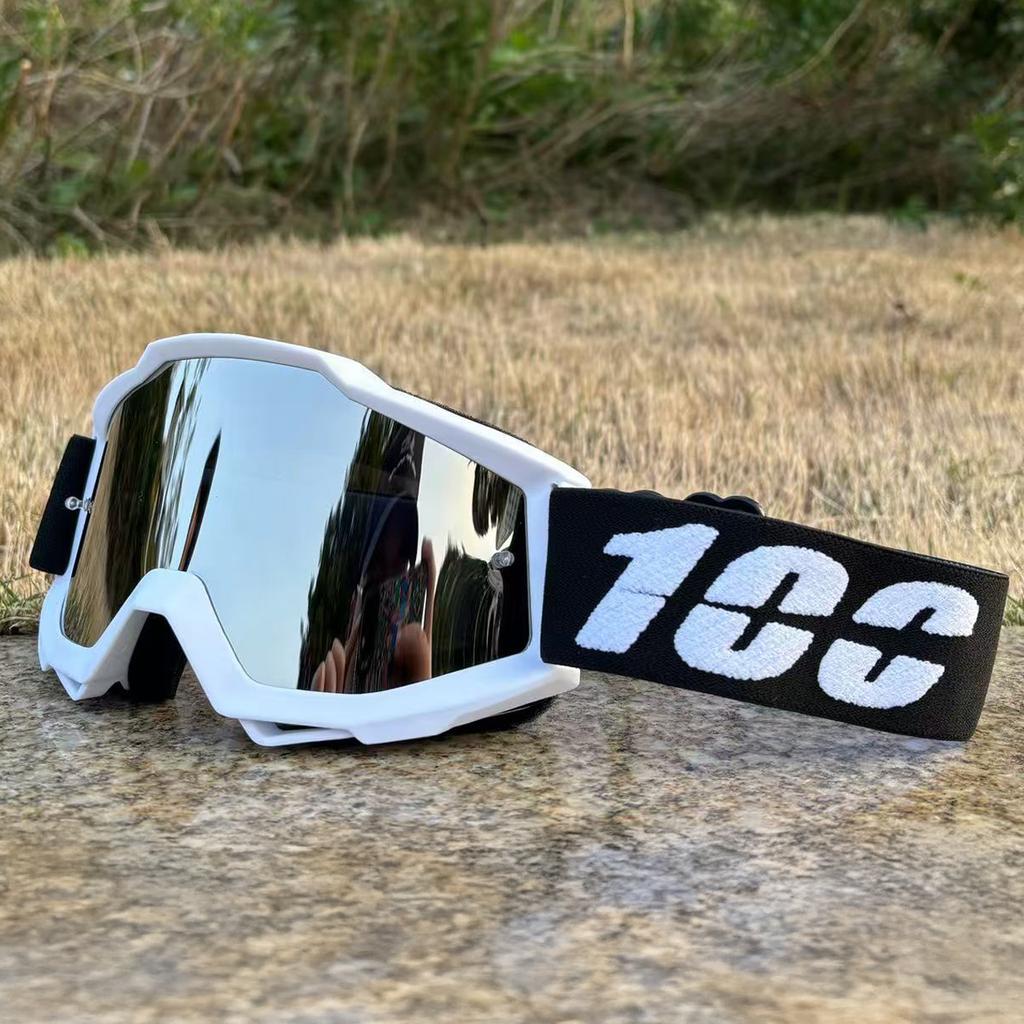 Lunettes de moto Équipement de cyclisme Lunettes Extérieur Hors route Ski Sport MX ATV Moto tout-terrain Lunettes de course Lunettes de motocross Vélo