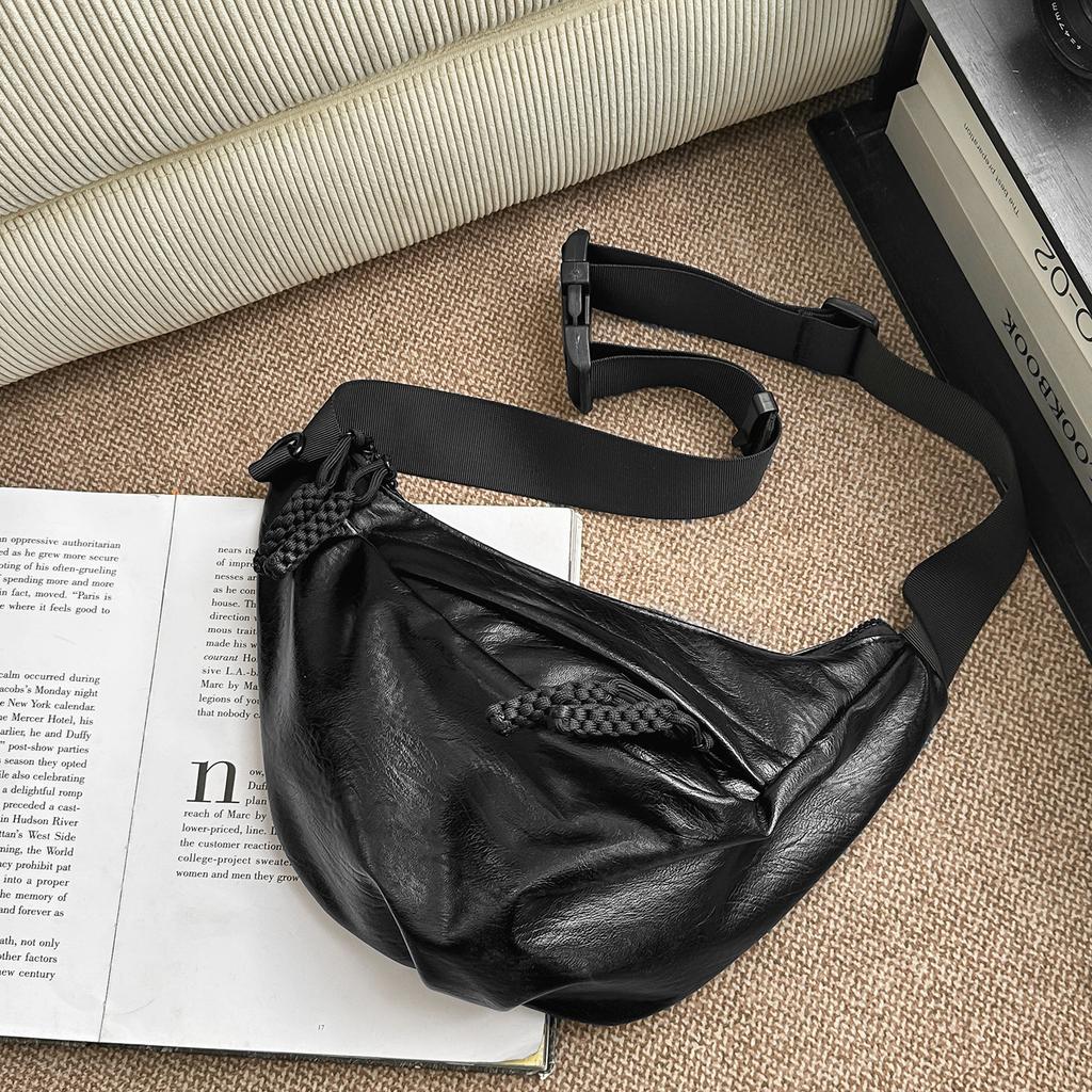 Men's and women's messenger bags, large-capacity casual versatile shoulder bags, fanny packs, fashionable foreign leisure bags