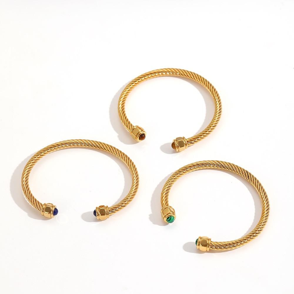 Geometrisches Edelstahlarmband für Damen Modeschmuck Sommer