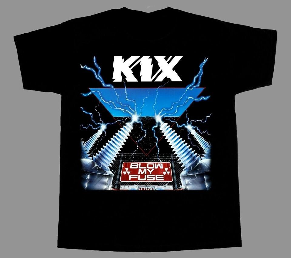 

KIX BLOW MY FUSE Black Unisex All size Tshirt Gift For Fans Unisex T-Shirt L