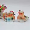 Porcelain Mandarin Ducks Couple Miniature Handpainted Ceramics Love Bird Figurine Home Ornament Wedding Anniversary Gift Craft
