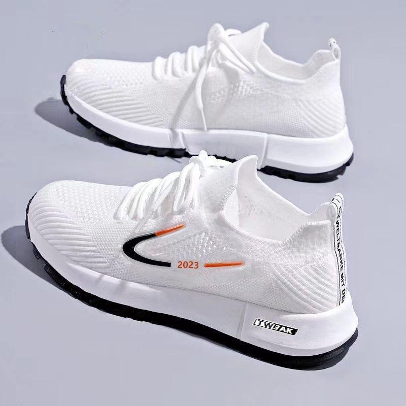 Mesh breathable new summer thin fly-woven shoes lightweight soft-soled running shoes sneakers