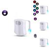 Modern Minimalist Toilet Night Light With 8 Color Led Sensor For Bathroom Ambiance