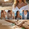 5 Styles Exaggerated Sun Pendant Necklace for Women Men Creative Coconut Husk Rice Beads Chokers Summer Vacation Jewelry Gifts