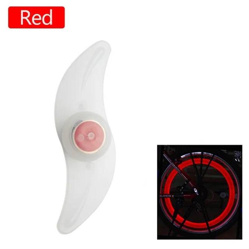 

3 режима освещения Светодиодная неоновая подсветка на спицы колеса велосипеда Водонепроницаемый цветной предупреждающий свет для безопасности велосипеда Велосипедный фонарь Велосипедные аксессуары красный