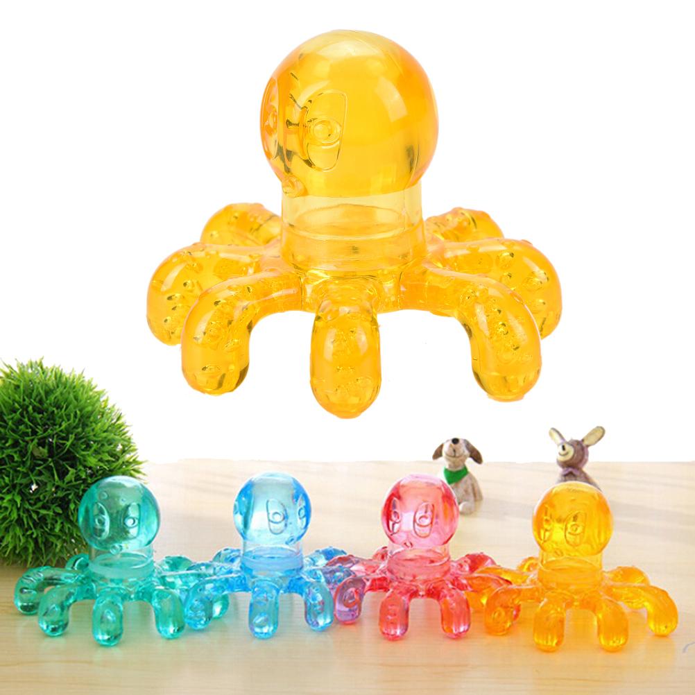 Hand Held Portable Octopus Massager Neck Body Abdomen Back Muscle Pain Relieving,