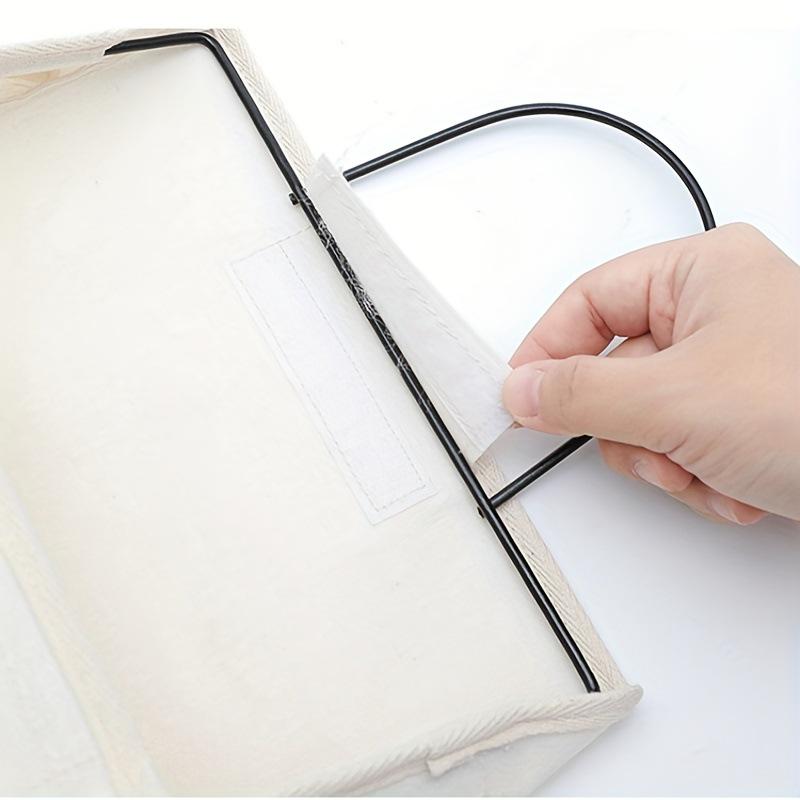 Wall-Mounted Fabric Hanging Pouch for Dorm and Bedside Storage