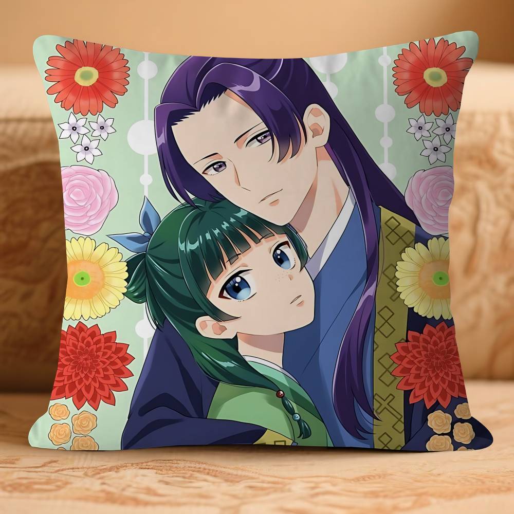 The A-Apothecary Anime Diaries Pillow Case Removable Washable Cushion Cover – All-Season Soft Linen