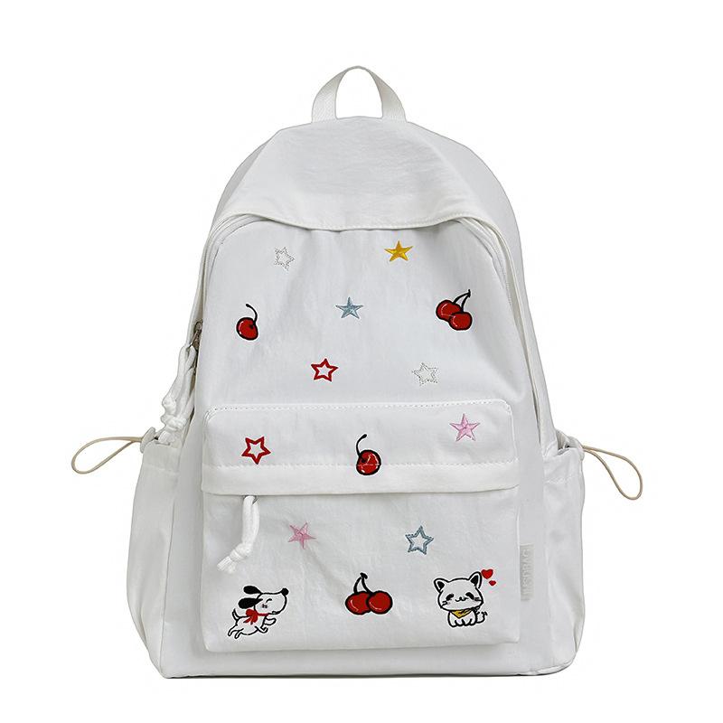 Schoolbag New Small, Fresh and Large-capacity Backpack for Junior High School Students Women's Japanese Lightweight and Versatile Schoolbag Going Out