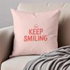 Cartoon Rainbow Sun Cushion Cover Pillowcase Anti-Dustmite Invisible Zipper Short Plush Sofa Cushion