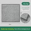 Silver Double-Sided Steel Wire Scouring Pad - Replaces Steel Wool, Non-Stick Oil Dishcloth for Kitchen Cleaning