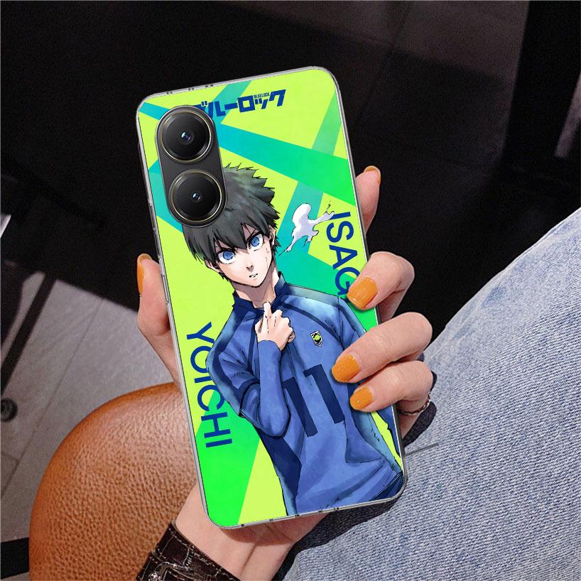 Hot Anime Blue Lock Phone Case For Xiaomi Poco X7 X6 X5 Pro F7 Ultra Redmi 15C 15 13C 13 12C 12 10 10A 10C 9 9A 9C 9T Cover Poco