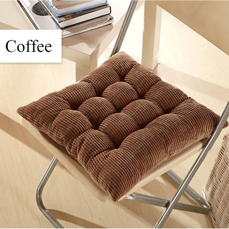 Pad Seat Removable Thick Soft Corduroy Cushion Pad Seat Chair Patio Home Sofa