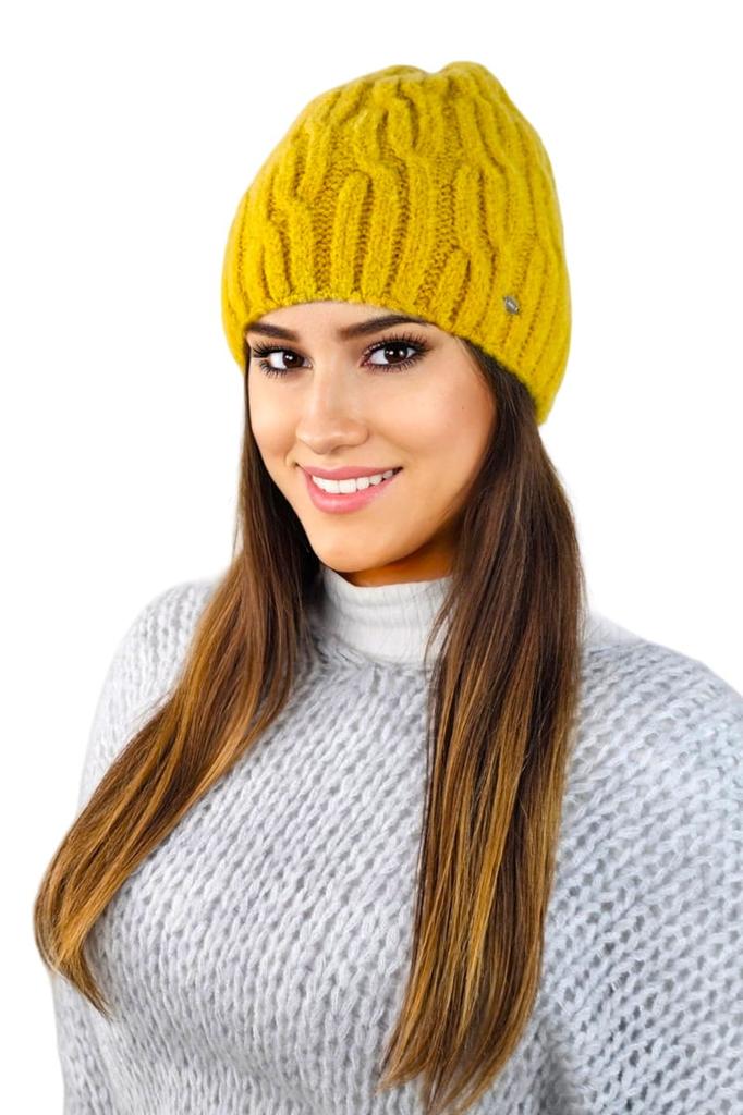 Gizma Fluffy Winter Fleece Hat Olive