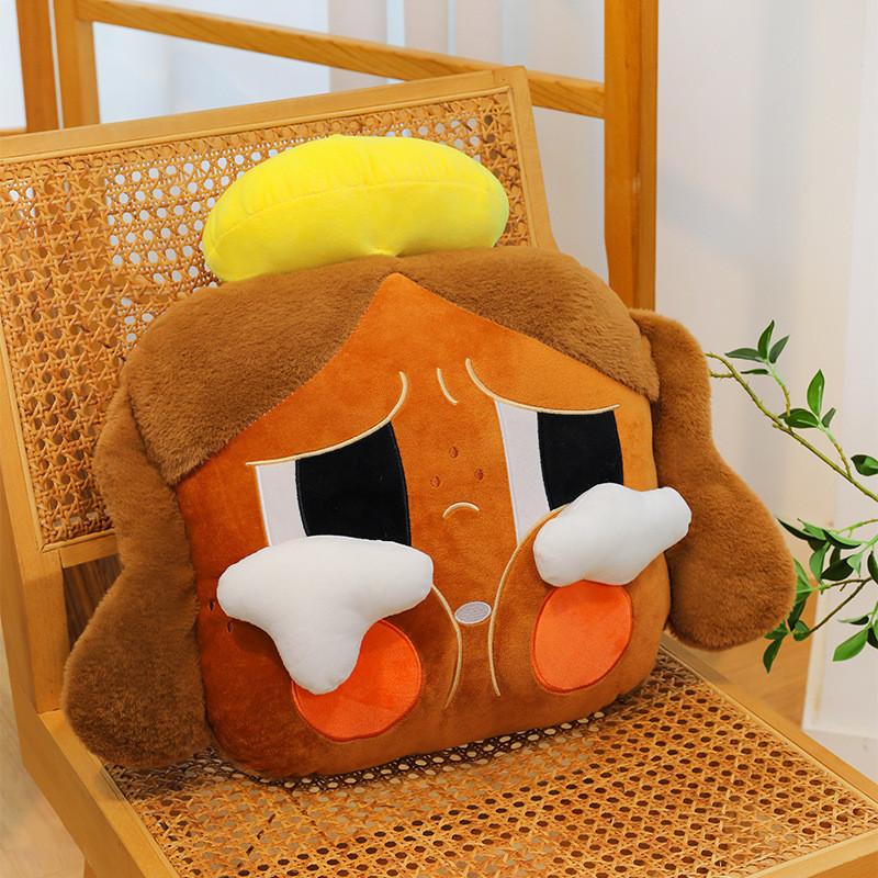 

Crybaby Cartoon Kids Plush Pillow With Pp Cotton Fill For Bedroom Decor And Gift 45cm коричневий