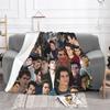 Dylan O'brien Collage Thick Blanket Fce All Season Soft Unisex Throw Blanket for Bed Sofa Camp Office