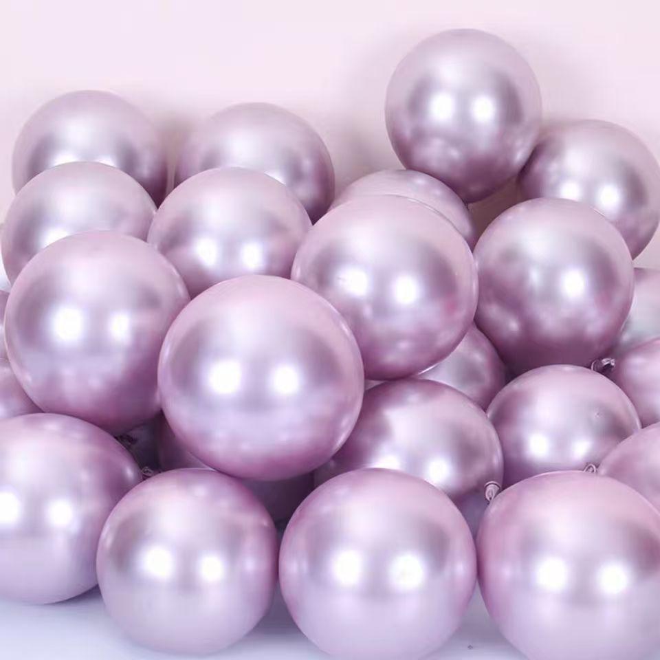 

Mixed Metal Balloons: 5, 10, 12, 18, 36-Inch Party Decorations