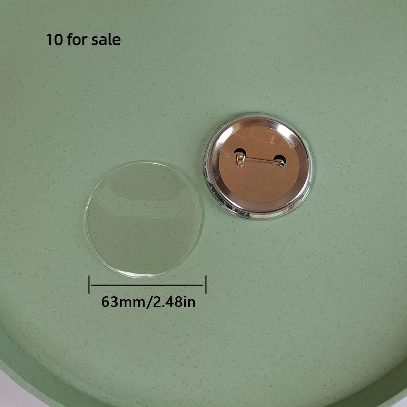 

10/20PCS Anime Badges Decor Protector Ita Bag Accessories Transparent Pvc Pins Badgedisplay Sleeve Round Badge Protective Case