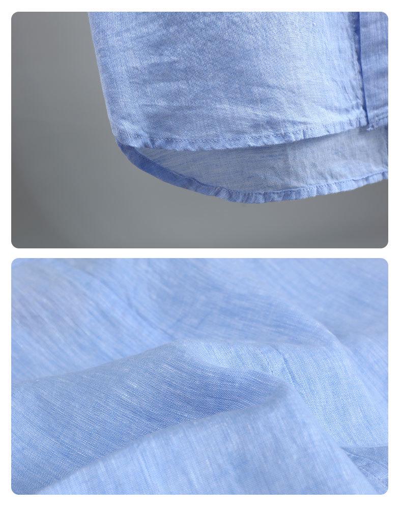 Men's Sleeveless Washed Linen Vest - Retro, Breathable, and Lightweight In Solid Summer Colors