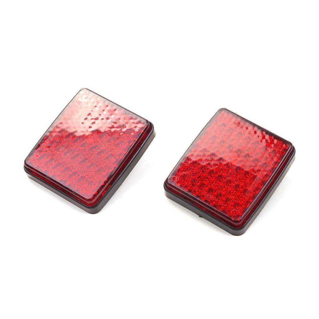 BSP1118-1 2 Pieces Rear Bumper Reflex Reflector 1348401080 for Fiat Doblo Ducato Peugeot Boxer Citroen Jumper Relay 