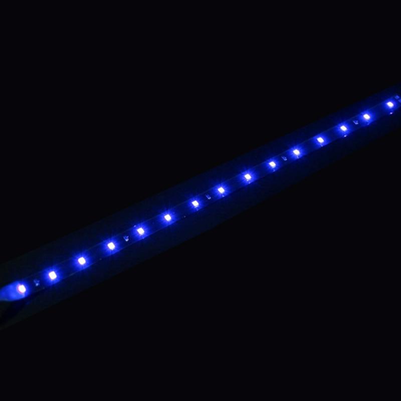 1 PCS Car Ambient Decorative LED Strip Light Auto DRL Styling Flexible Atmosphere Lights 12V 15 SMD 30CM White Red Yellow Bule