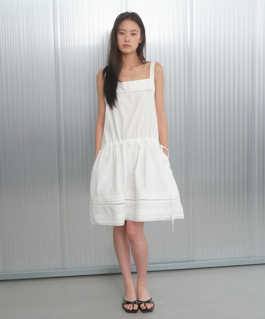 Poeteuseoul Louise Cotton Dress_Ivory